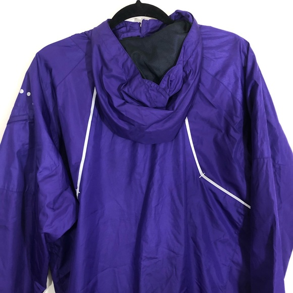 Nike Storm Fit Purple Track Rain Jacket Size Small - Picture 5 of 8